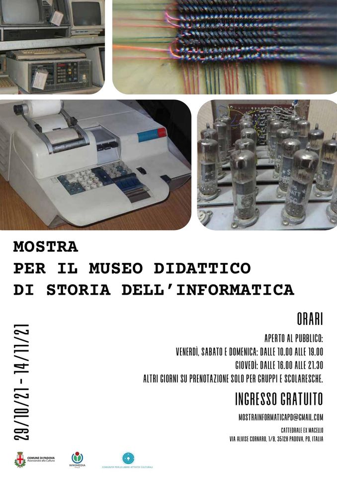 Venerdì 29 ottobre si inaugura la Mostra per il Museo!